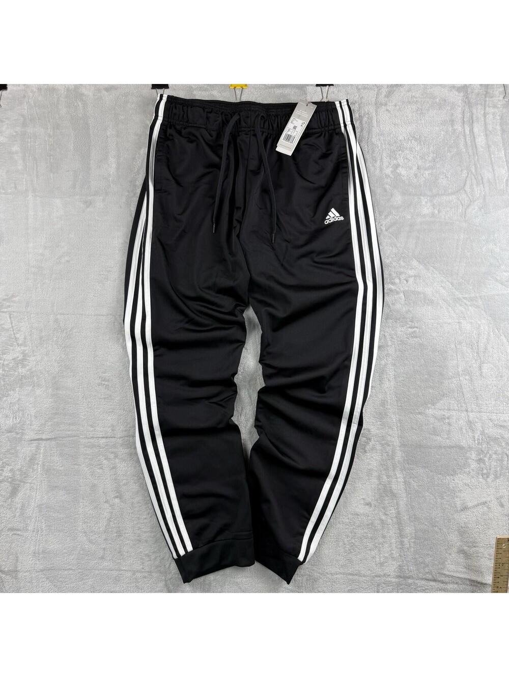 Adidas Tiro Track Pants Mens XL Black White 3 Stripe Jogger Athletic Soccer NWT